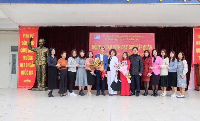 Thi giáo viên dạy giỏi cấp quận - ngày hội chuyên môn của Trường THCS Khương Thượng Quận Đống Đa TP Hà Nội
